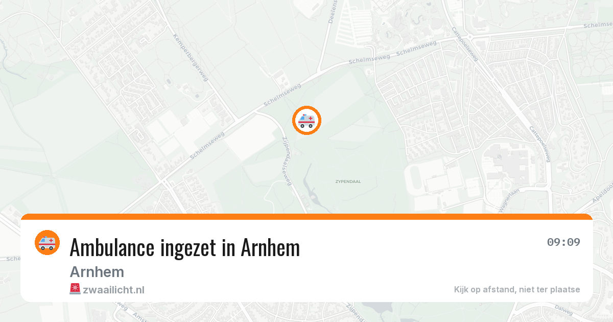 Ambulance ingezet in Arnhem — 11 aug 2026