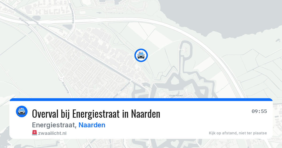 Overval bij Energiestraat in Naarden — 2 aug 2026