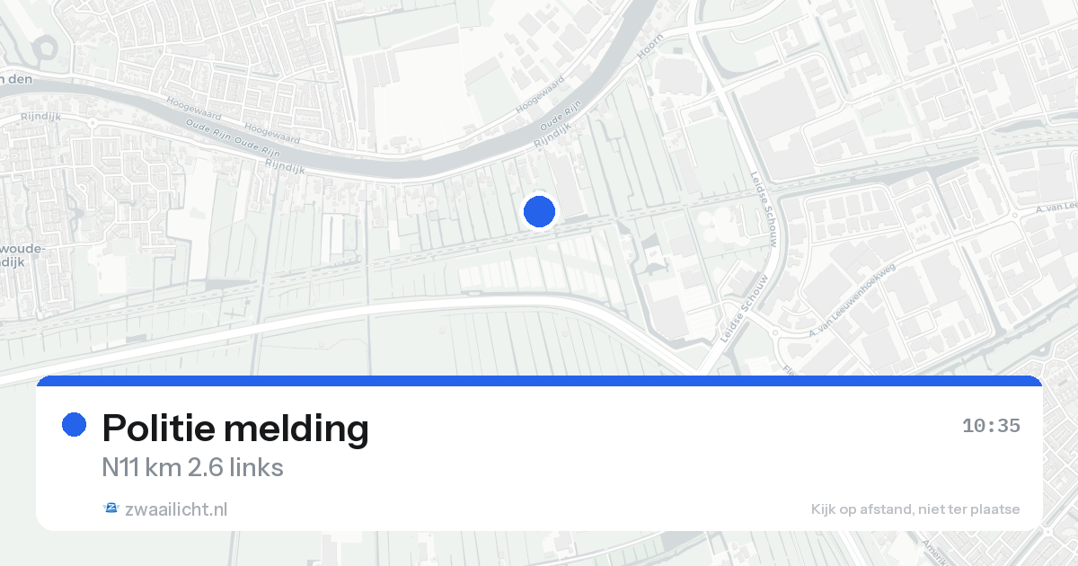 Politie melding — 7 mei 2026 | 🚨 Zwaailicht.nl