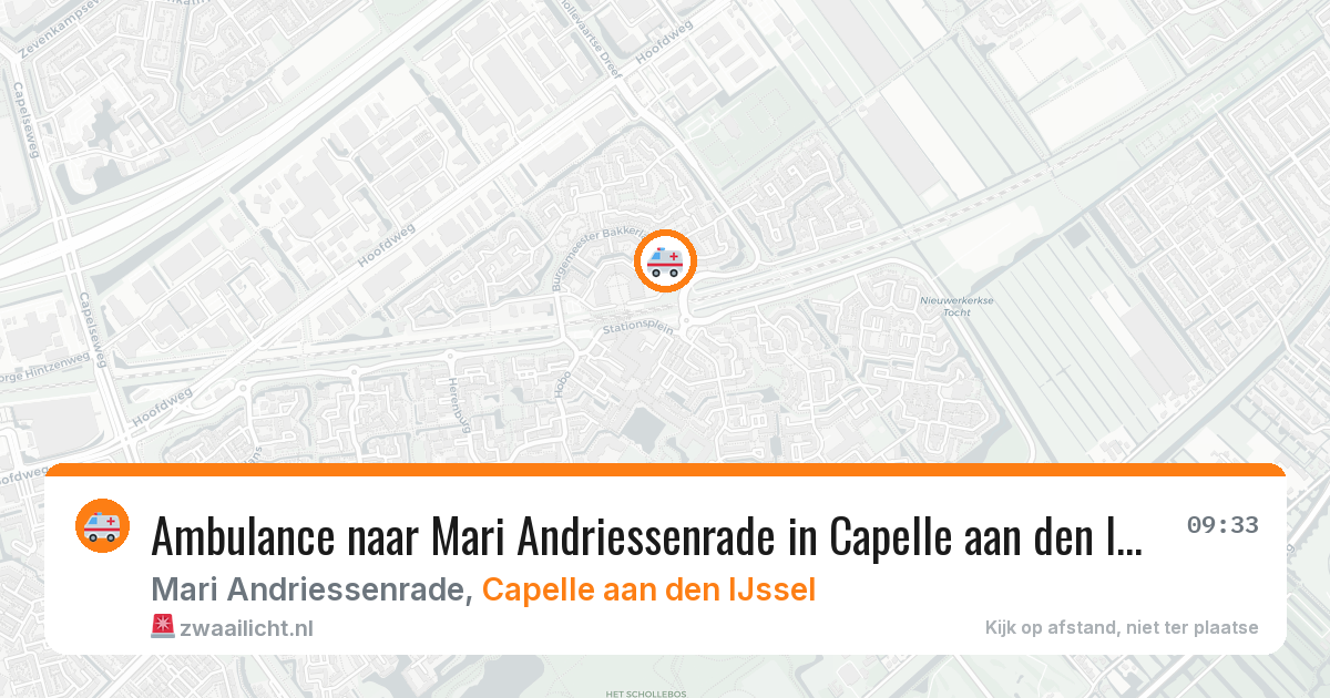 Ambulance naar Mari Andriessenrade in Capelle aan den IJssel — 26 apr 2026
