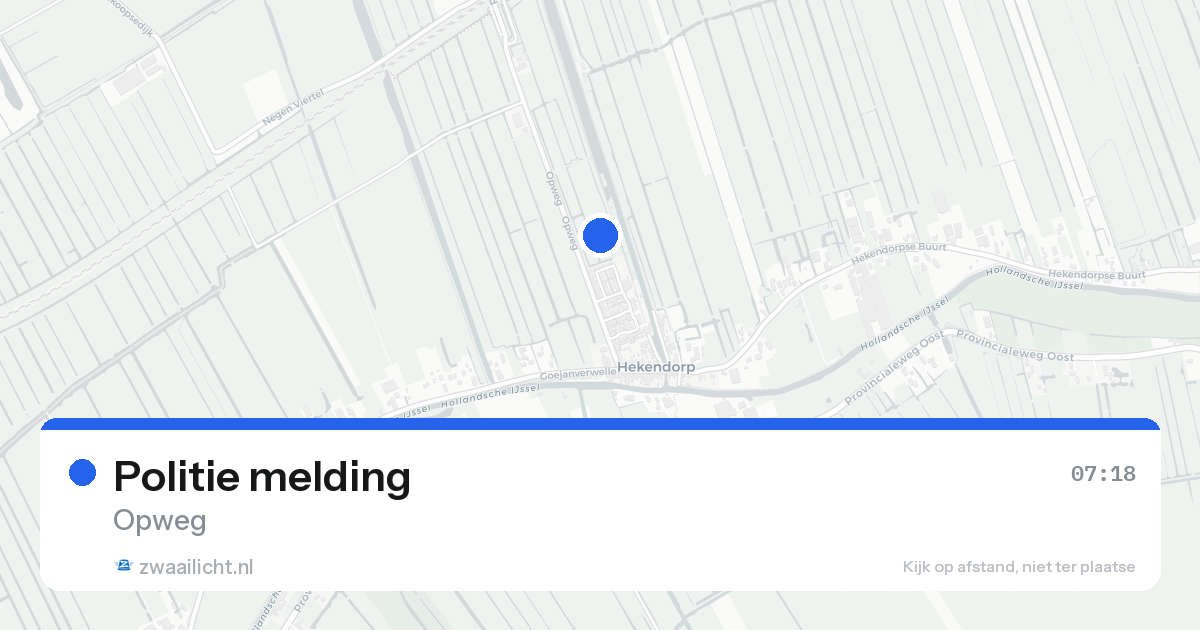 Politie melding — 17 jun 2026