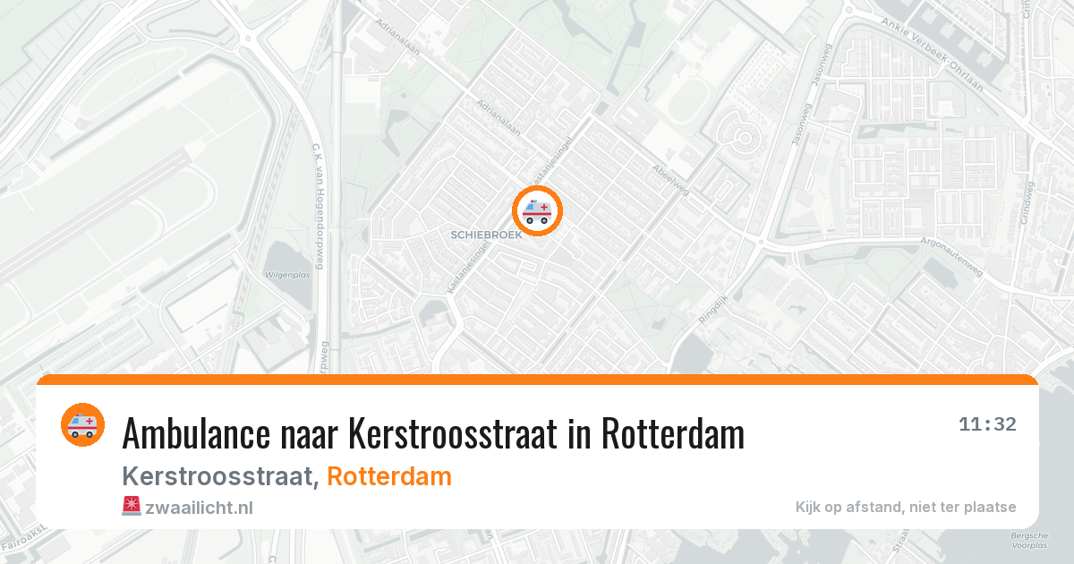 Ambulance naar Kerstroosstraat in Rotterdam — 5 mrt 2026