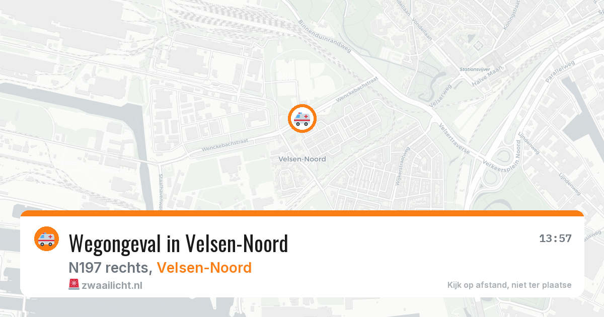 Wegongeval in Velsen-Noord — 21 apr 2026