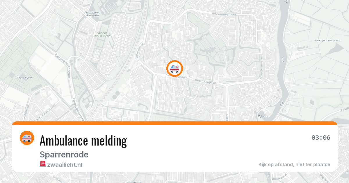 Ambulance melding — 8 jul 2026