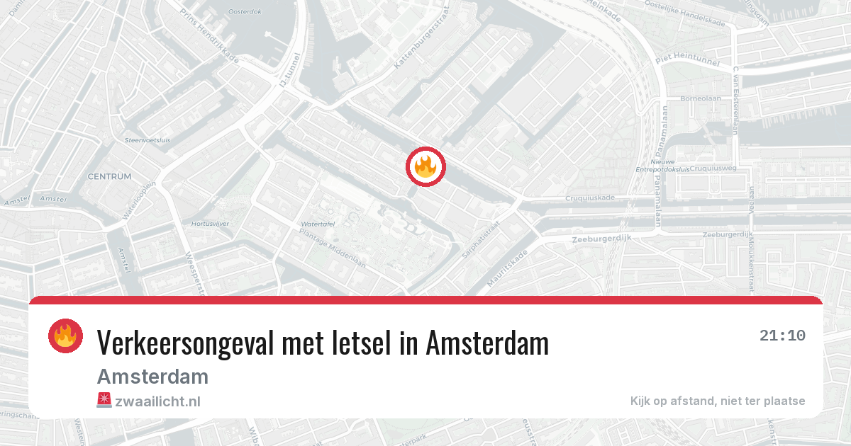 Verkeersongeval met letsel in Amsterdam — 12 aug 2026