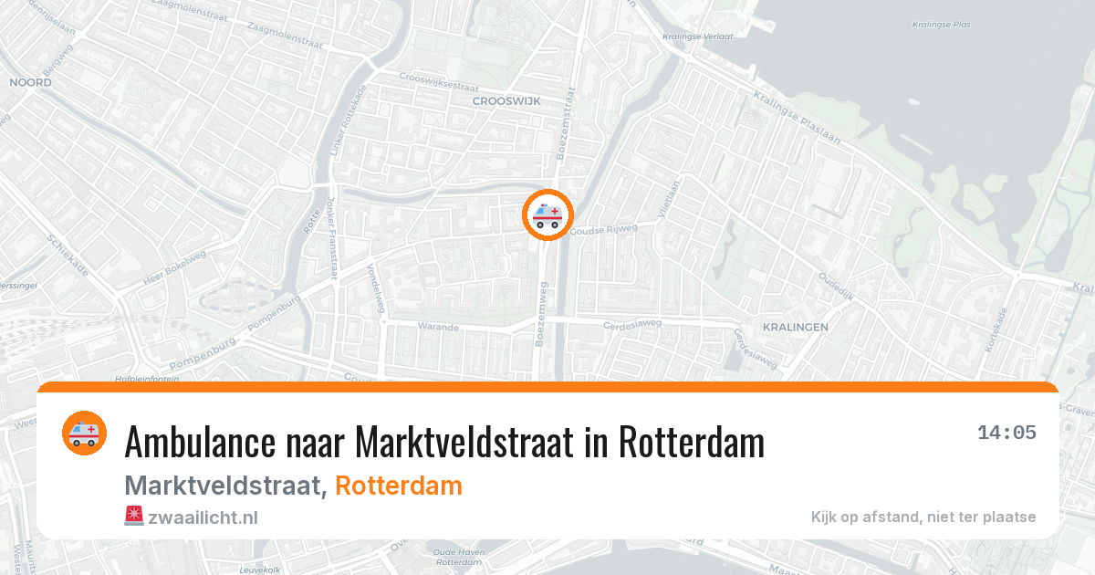 Ambulance naar Marktveldstraat in Rotterdam — 26 jun 2026