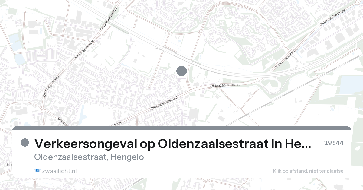 Verkeersongeval op Oldenzaalsestraat in Hengelo — 27 aug 2026