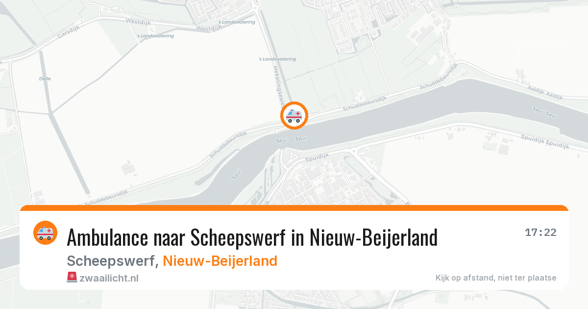 Ambulance naar Scheepswerf in Nieuw-Beijerland — 4 aug 2026