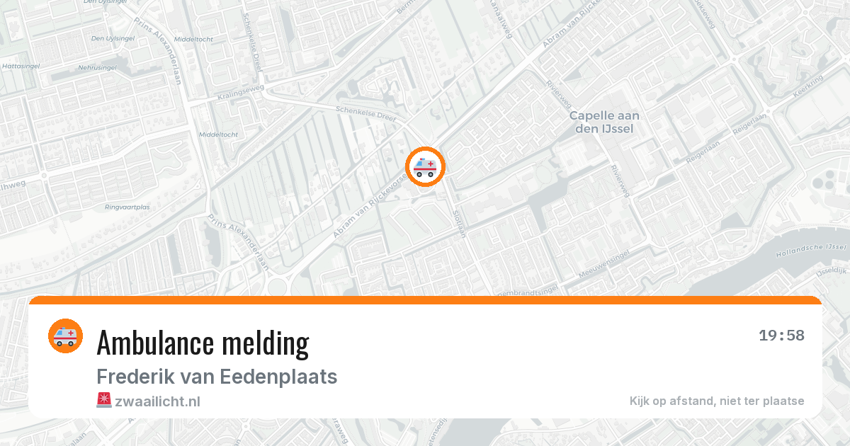 Ambulance naar Frederik van Eedenplaats in 2902VB — 12 mei 2026