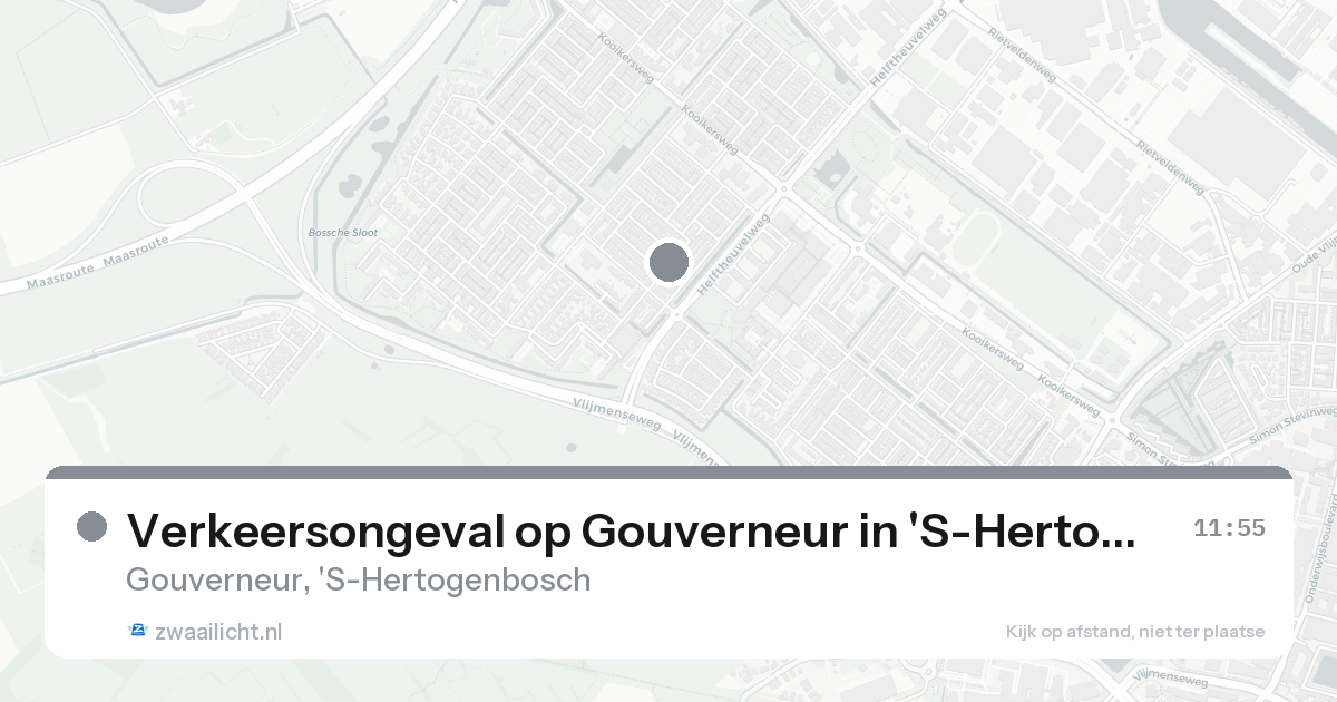 Verkeersongeval op Gouverneur in 'S-Hertogenbosch — 7 feb 2026