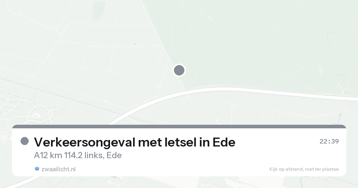 Verkeersongeval met letsel in Ede — 15 aug 2026