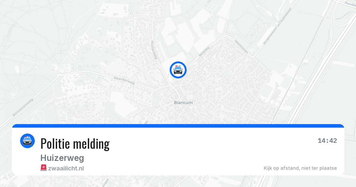Politie melding — 8 jun 2026