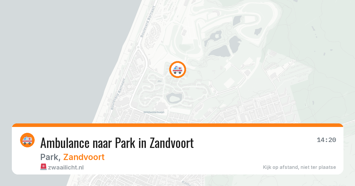 Ambulance naar Park in Zandvoort — 15 feb 2026