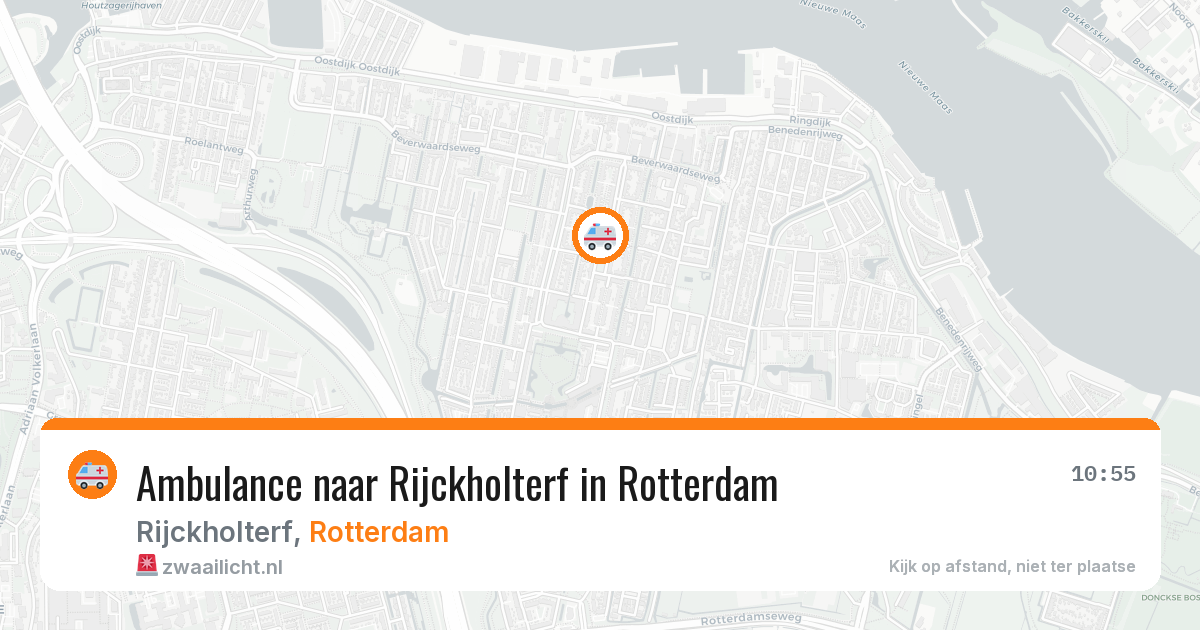 Ambulance naar Rijckholterf in Rotterdam — 20 jun 2026