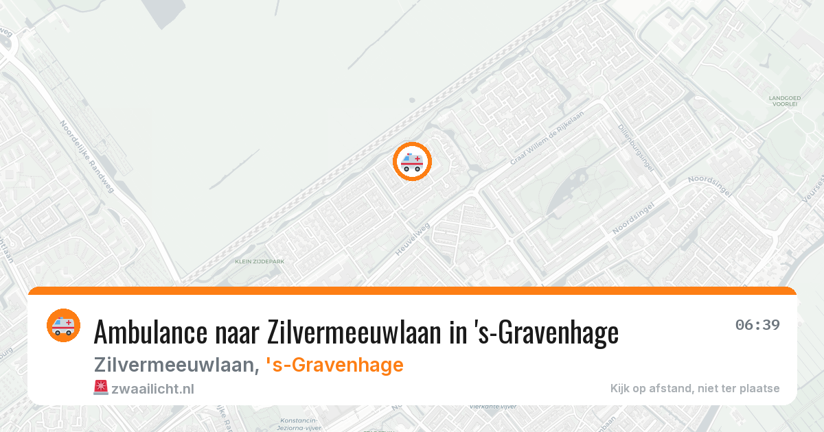 Ambulance naar Zilvermeeuwlaan in 's-Gravenhage — 10 mrt 2026