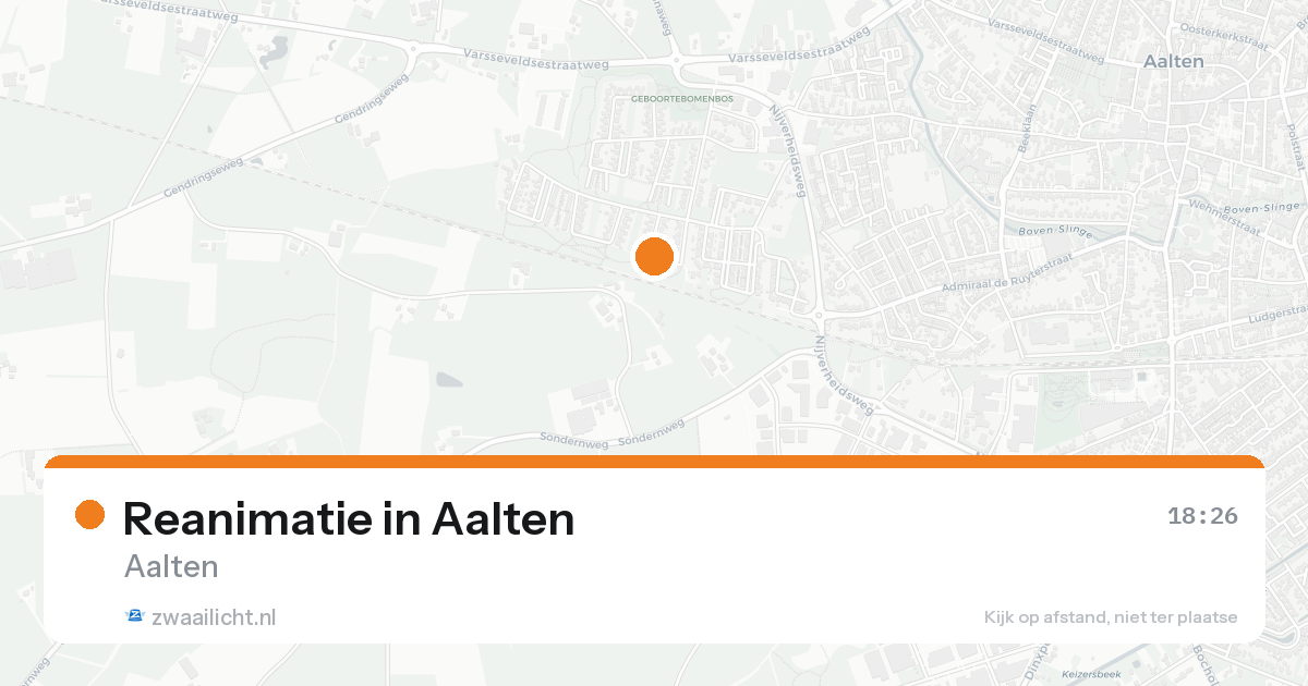 Reanimatie in Aalten — 23 aug 2026