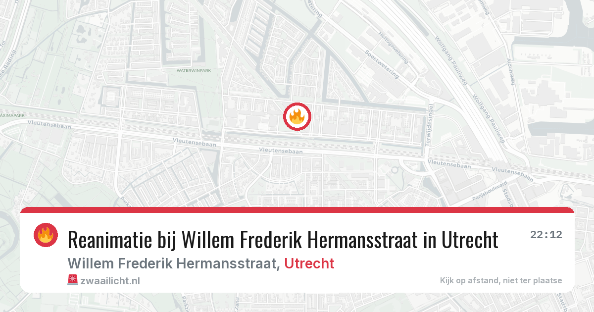 Reanimatie bij Willem Frederik Hermansstraat in Utrecht — 4 apr 2026