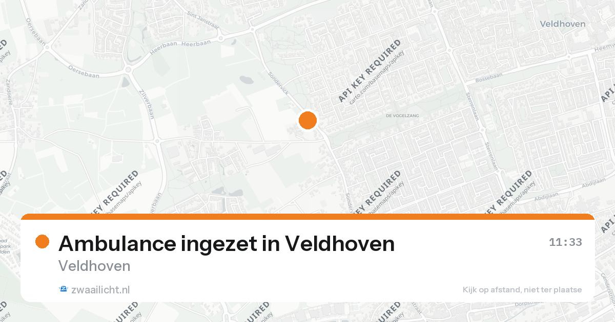 Ambulance ingezet in Veldhoven — 26 aug 2026