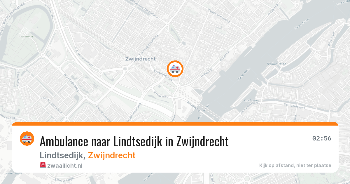 Ambulance naar Lindtsedijk in Zwijndrecht — 19 jun 2026