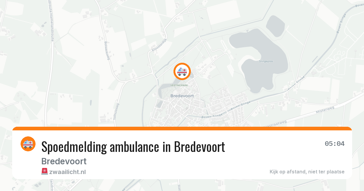 Spoedmelding ambulance in Bredevoort — 9 feb 2026