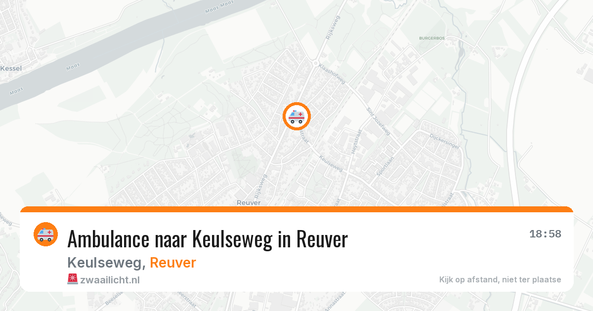 Ambulance naar Keulseweg in Reuver — 26 mei 2026