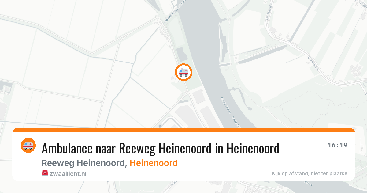 Ambulance naar Reeweg Heinenoord in Heinenoord — 29 jun 2026
