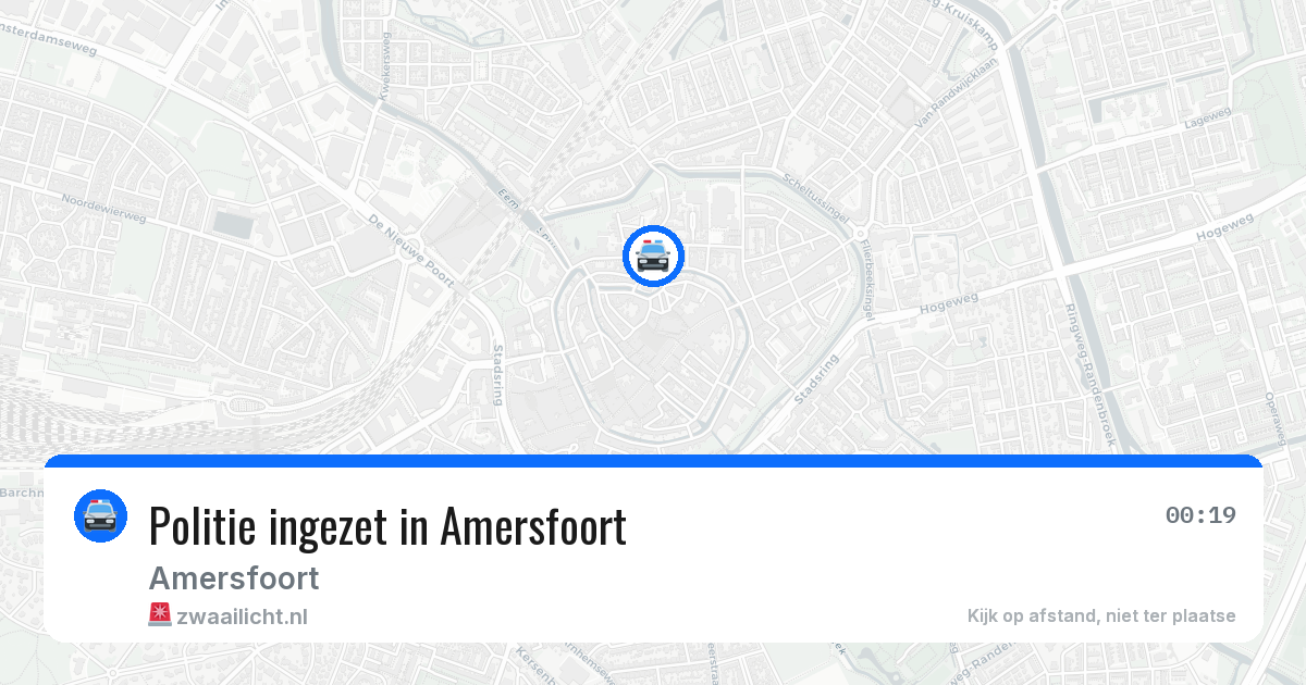 Politie ingezet in Amersfoort — 5 jun 2026 | 🚨 Zwaailicht.nl