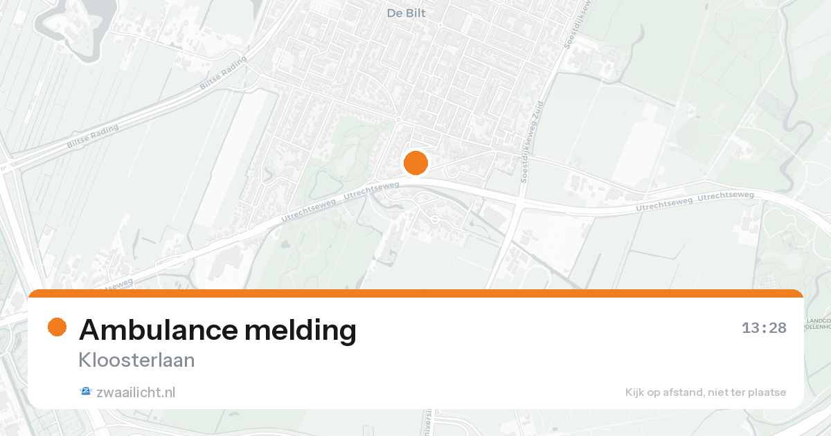 Ambulance melding — 5 mei 2026