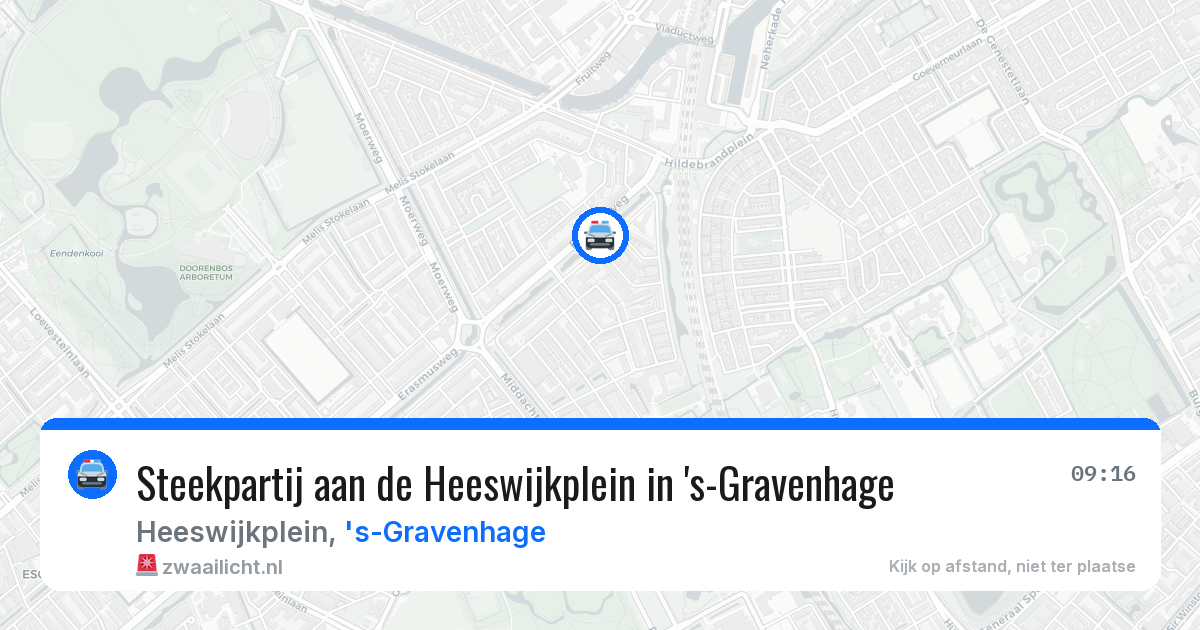 Steekpartij aan de Heeswijkplein in 's-Gravenhage — 14 mei 2026