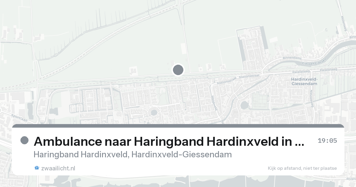 Ambulance naar Haringband Hardinxveld in Hardinxveld-Giessendam — 31 jan 2026