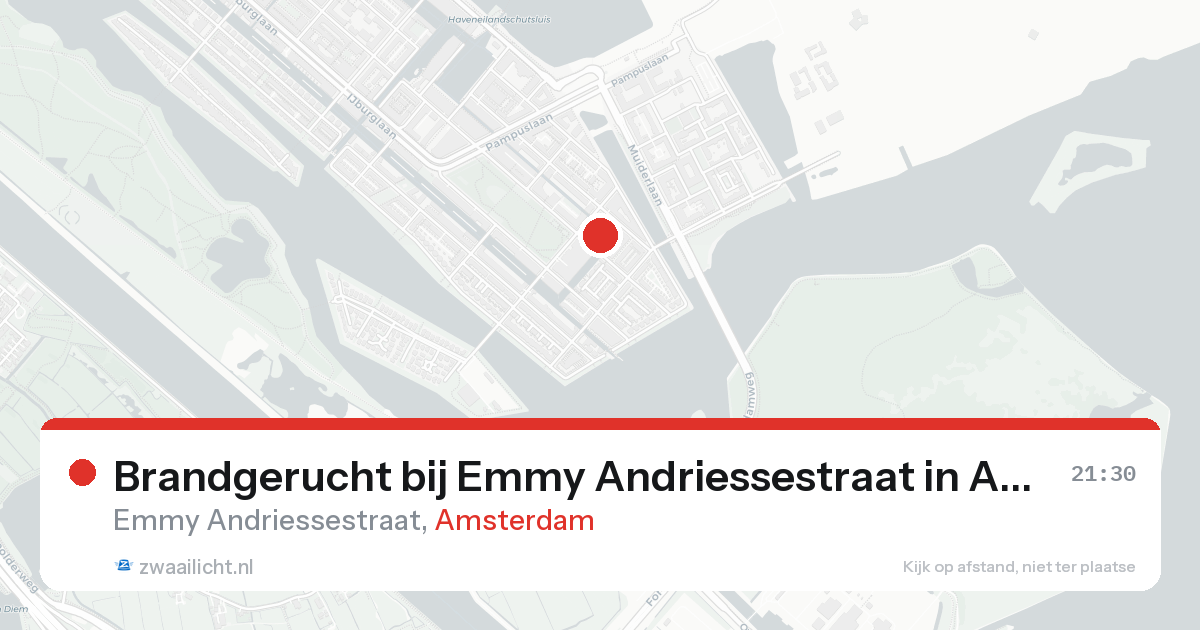 Brandgerucht bij Emmy Andriessestraat in Amsterdam — 2 jun 2026