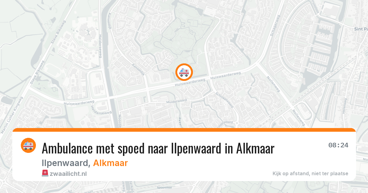 Ambulance met spoed naar Ilpenwaard in Alkmaar — 22 jan 2026
