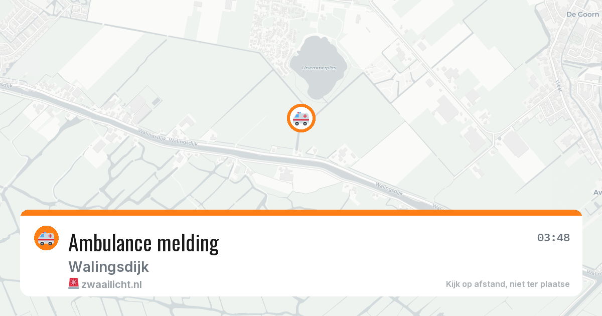 Ambulance melding — 15 jun 2026