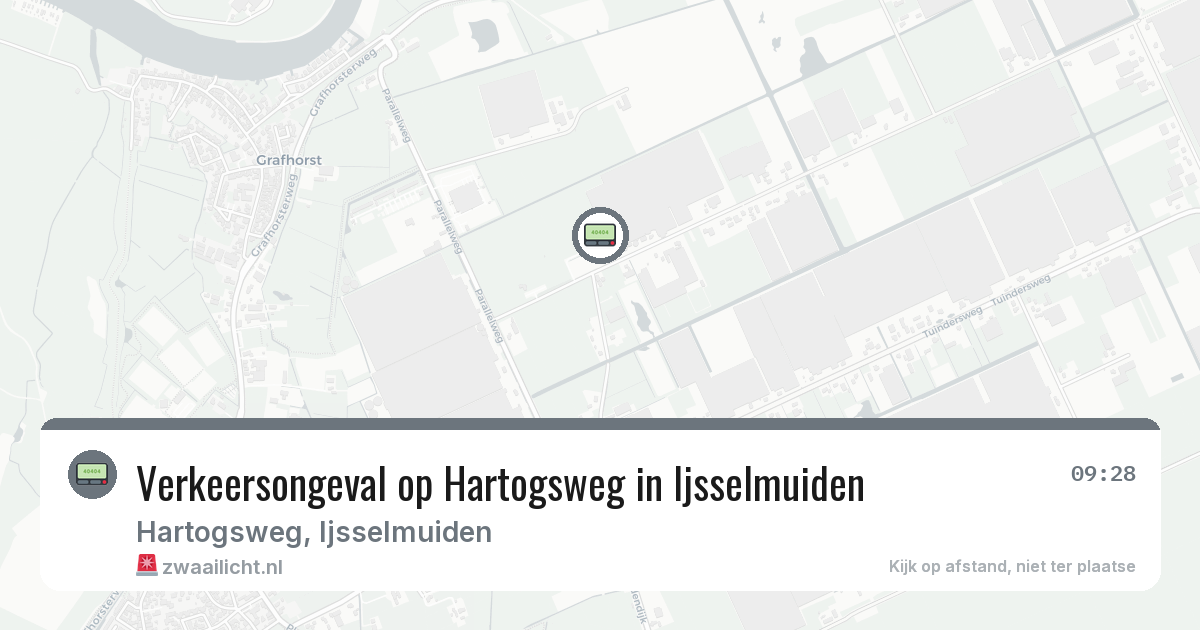 Verkeersongeval op Hartogsweg in Ijsselmuiden — 3 mrt 2026