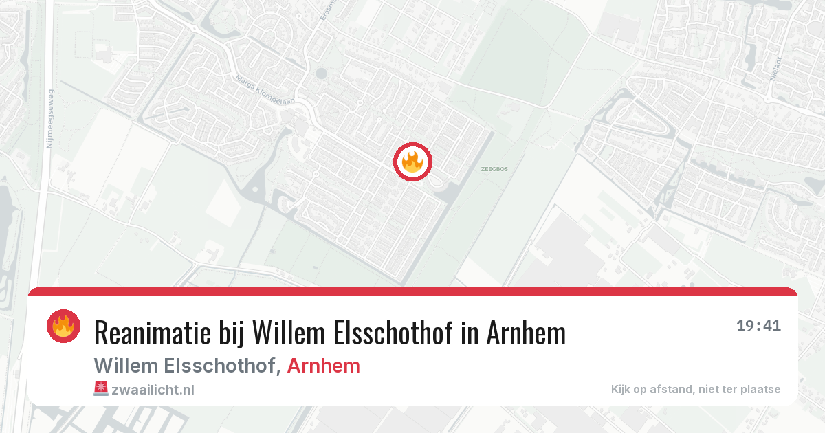 Reanimatie bij Willem Elsschothof in Arnhem — 8 jun 2026
