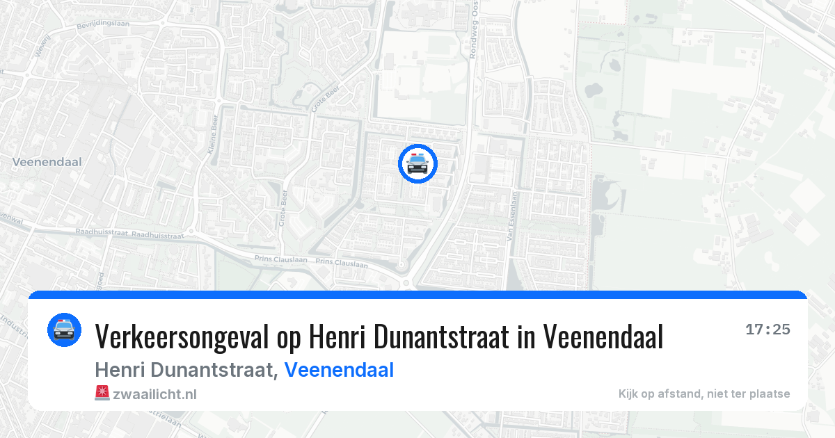 Verkeersongeval op Henri Dunantstraat in Veenendaal — 15 jun 2026
