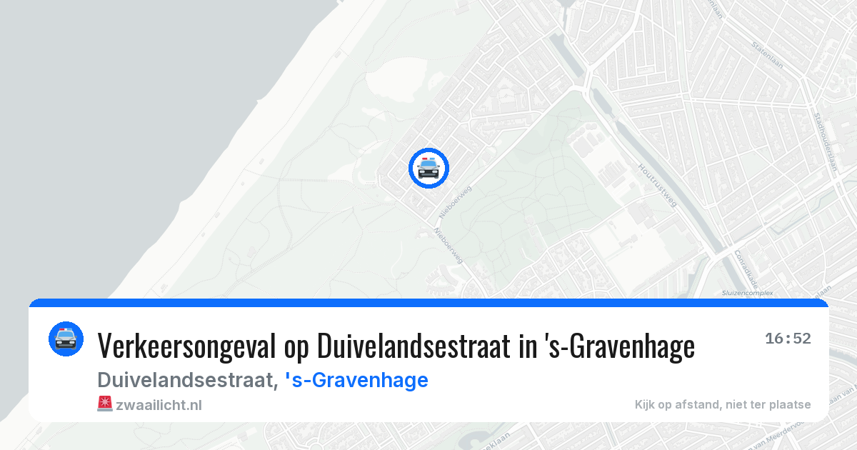 Verkeersongeval op Duivelandsestraat in 's-Gravenhage — 14 apr 2026