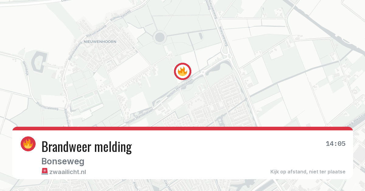Brandweer melding — 4 jun 2026