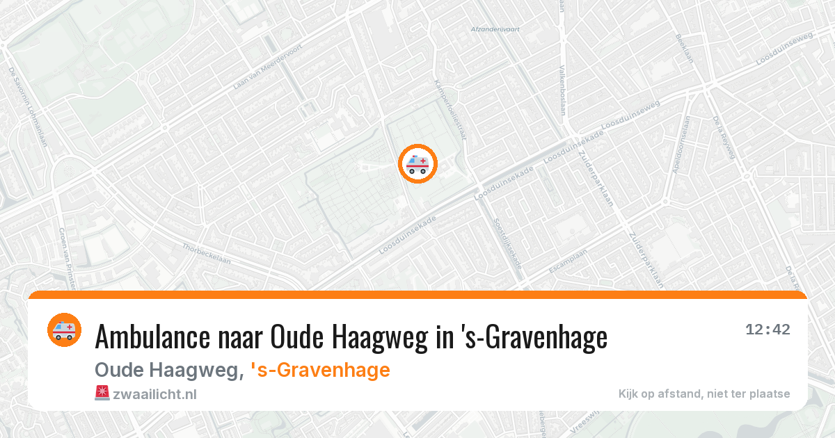 Ambulance naar Oude Haagweg in 's-Gravenhage — 23 mei 2026