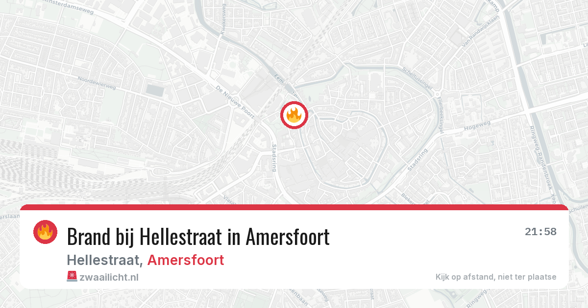 Brand bij Hellestraat in Amersfoort — 19 jun 2026
