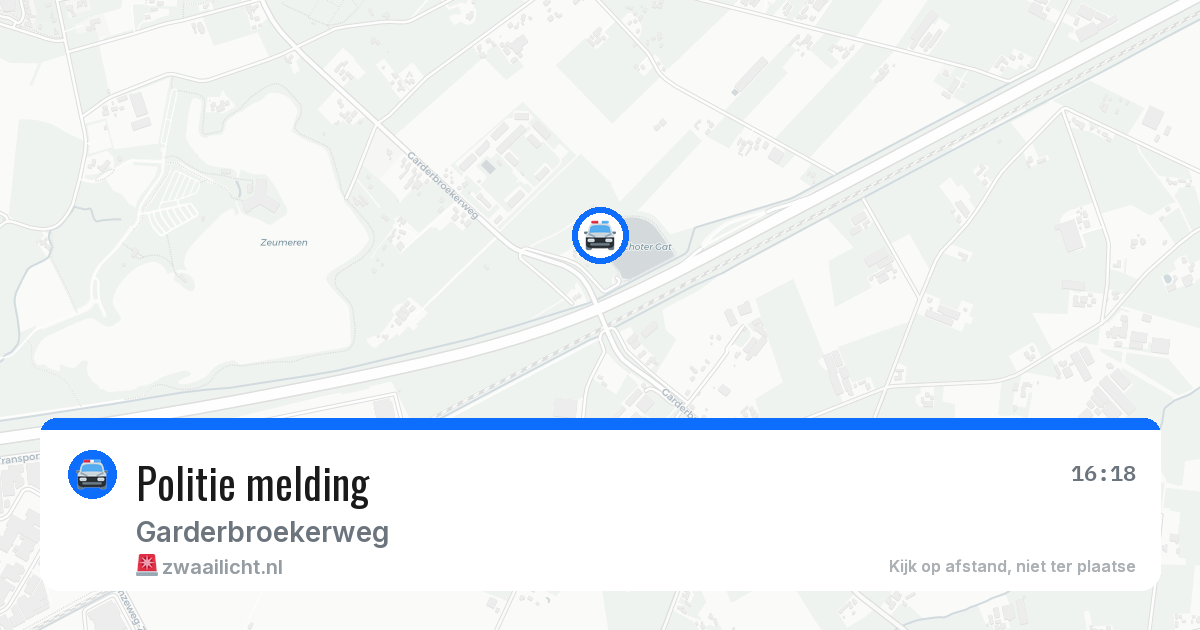 Politie melding — 16 jun 2026