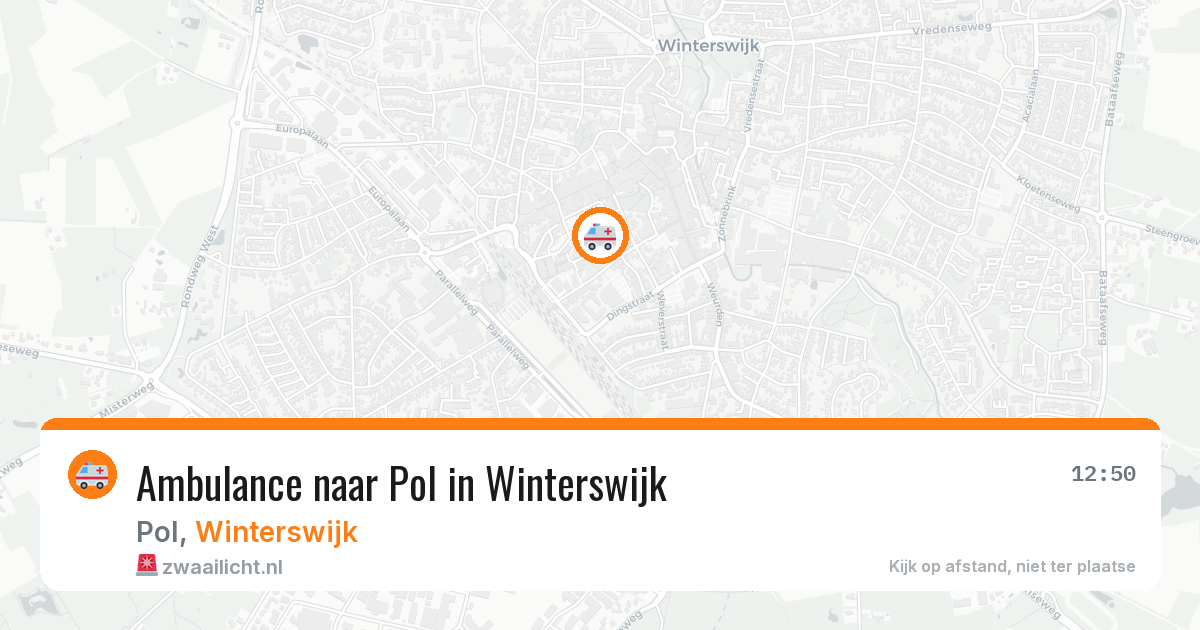 Ambulance naar Pol in Winterswijk — 26 mei 2026