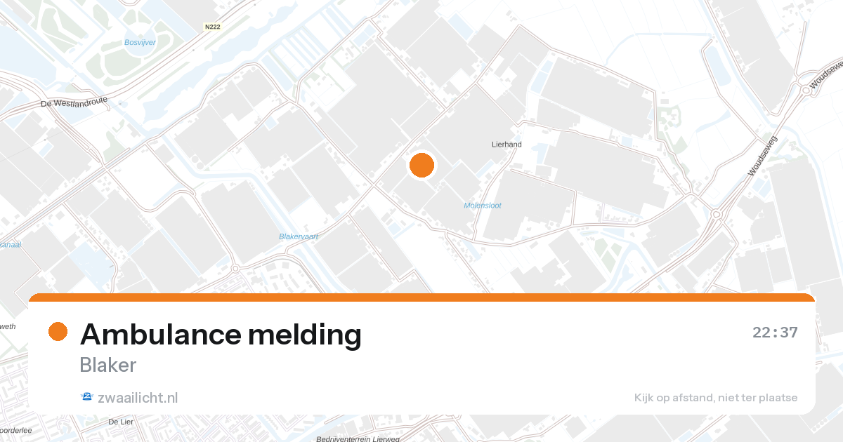 Ambulance melding — 31 jan 2026