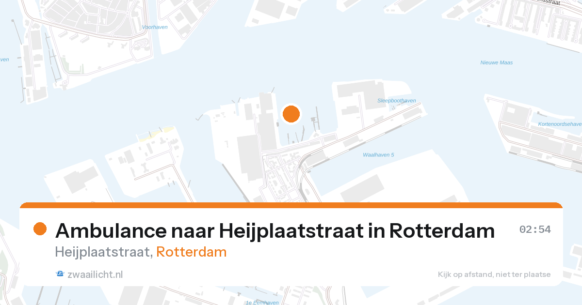 Ambulance naar Heijplaatstraat in Rotterdam — 7 feb 2026