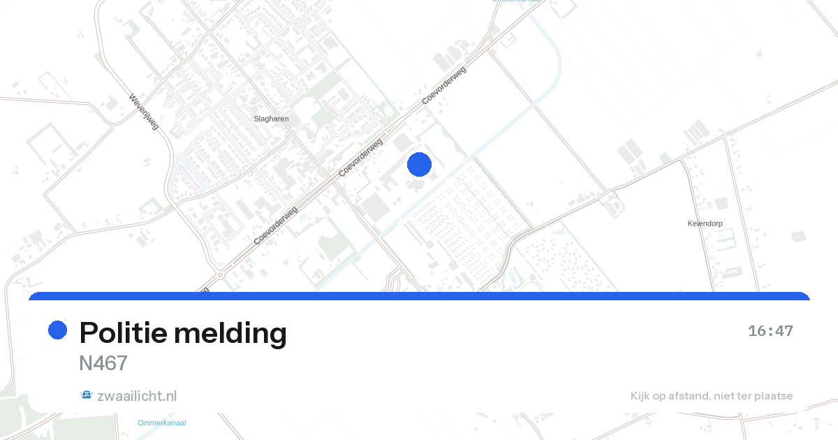 Politie melding — 1 jun 2026
