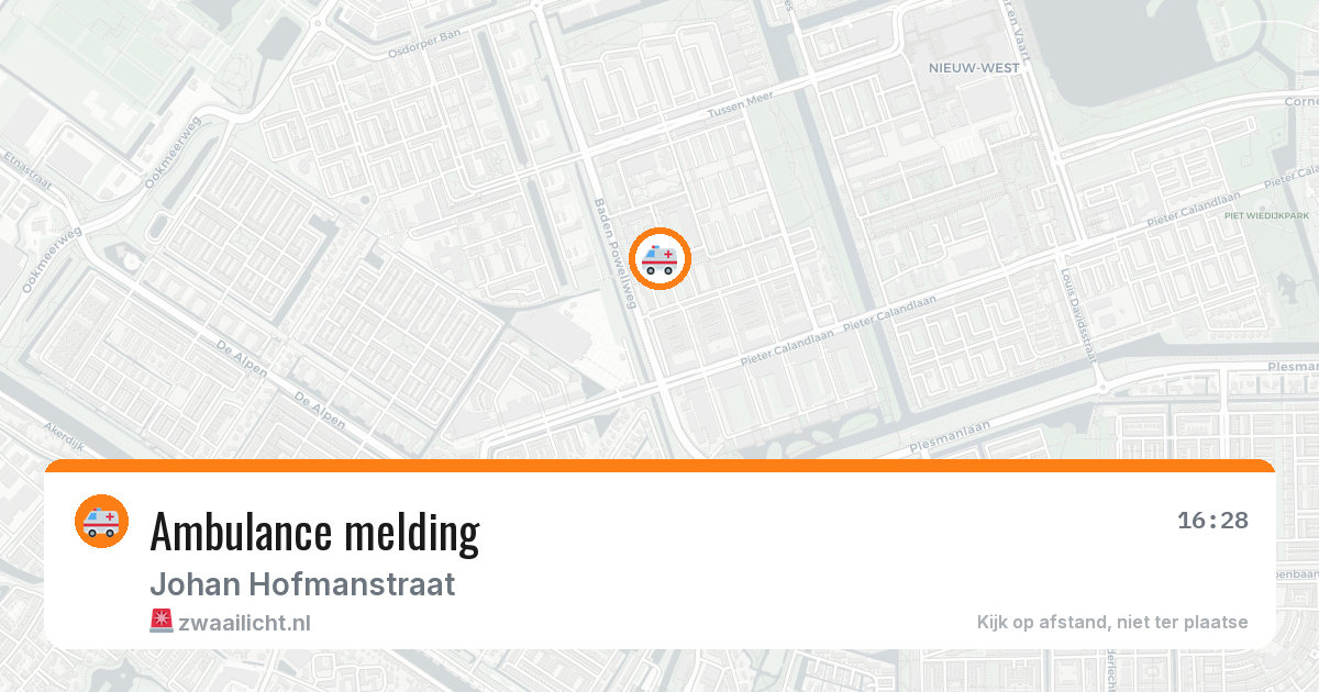 Ambulance melding — 30 jun 2026