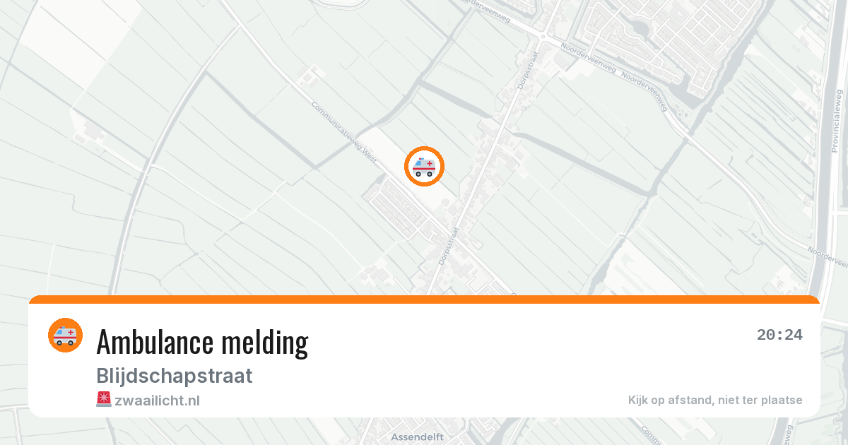 Ambulance melding — 11 mei 2026
