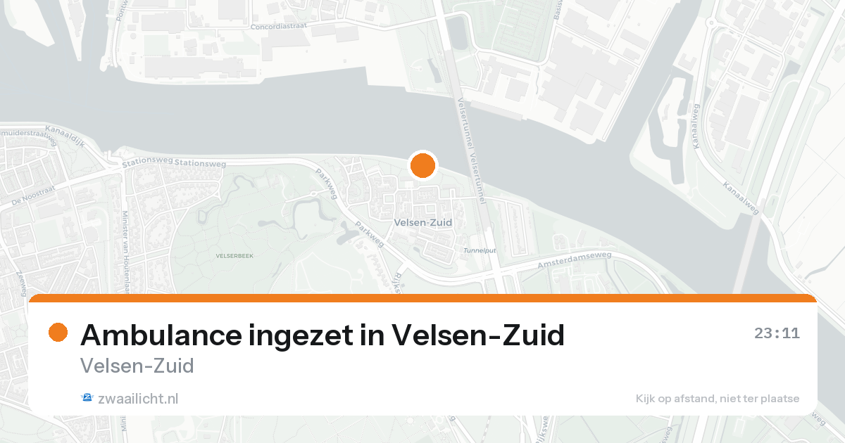 Ambulance ingezet in Velsen-Zuid — 30 jan 2026