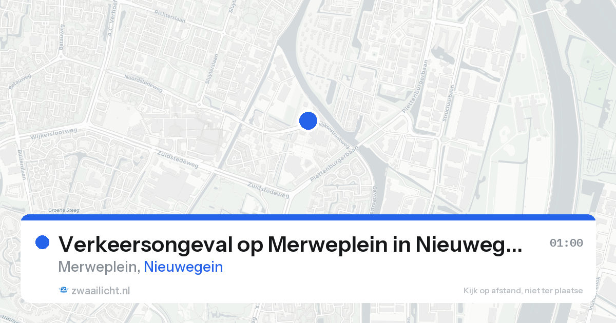 Verkeersongeval op Merweplein in Nieuwegein — 20 mrt 2026