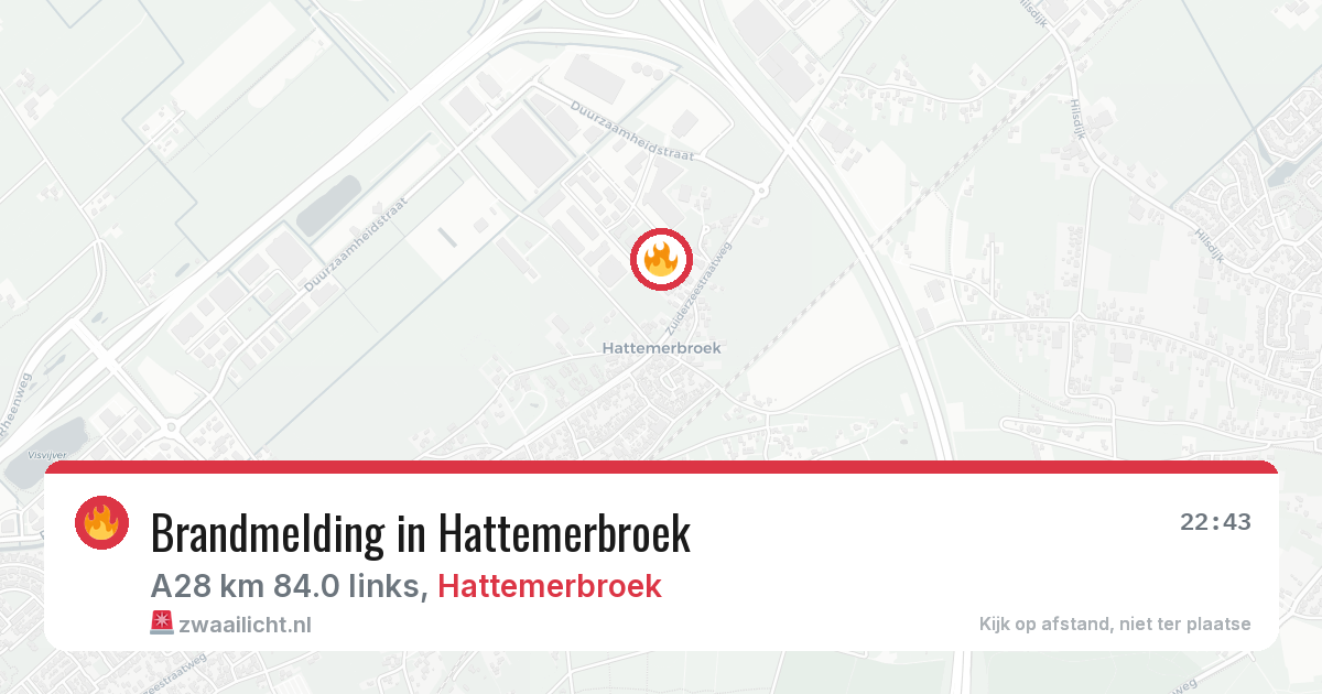 Brandmelding in Hattemerbroek — 27 jun 2026